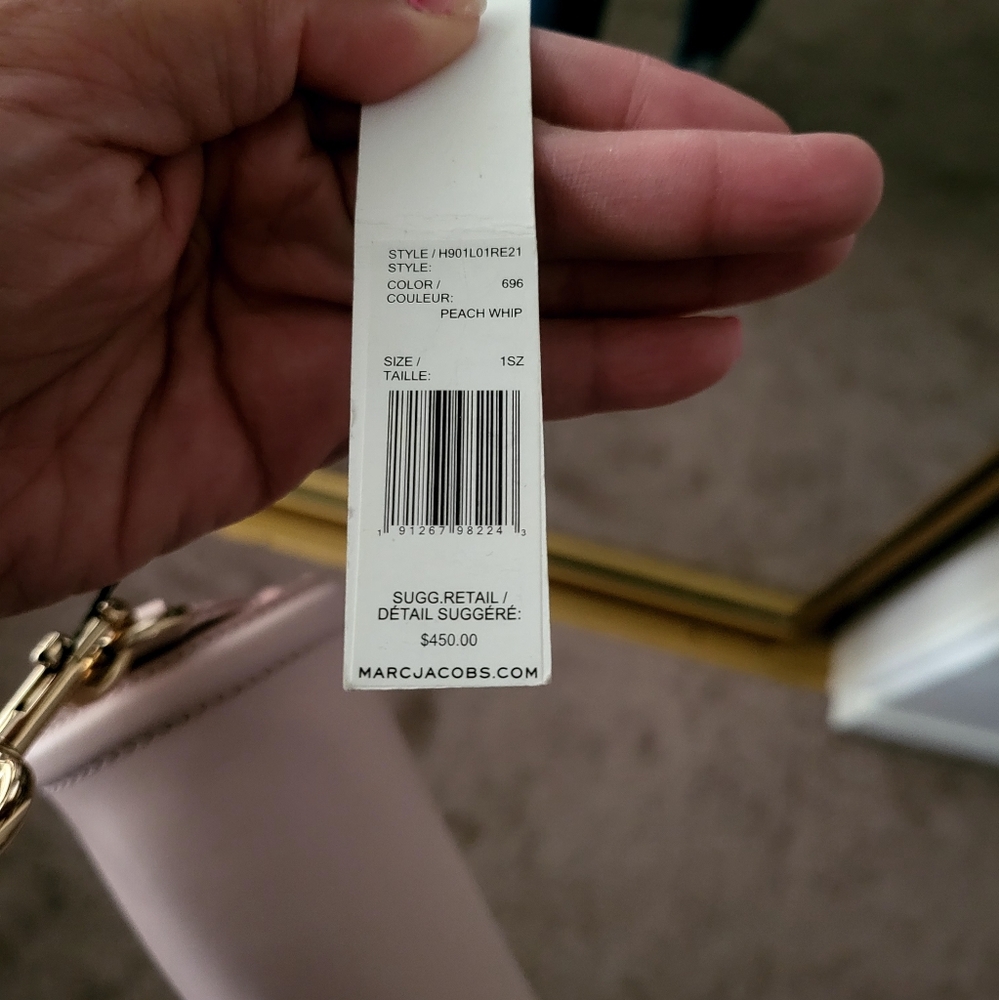 Marc Jacobs Peach Whip Crossbody Bag